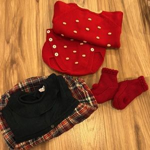 Newborn Christmas outfits
